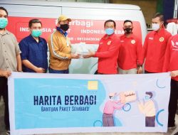 HARITA Nickel Sumbang 1000 Alat Tes Antigen kepada Polda Malut