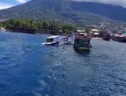 Alami Kebocoran, KMN Inka Mina 980 Hanyut di Perairan Ternate