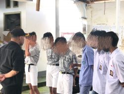 6 Pelajar dan 2 Pemuda Terjaring Razia Satpol PP Kota Ternate
