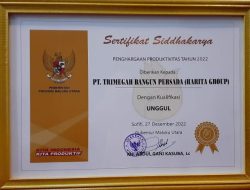 PT Trimegah Bangun Persada Raih Award Produktivitas Siddhakarya