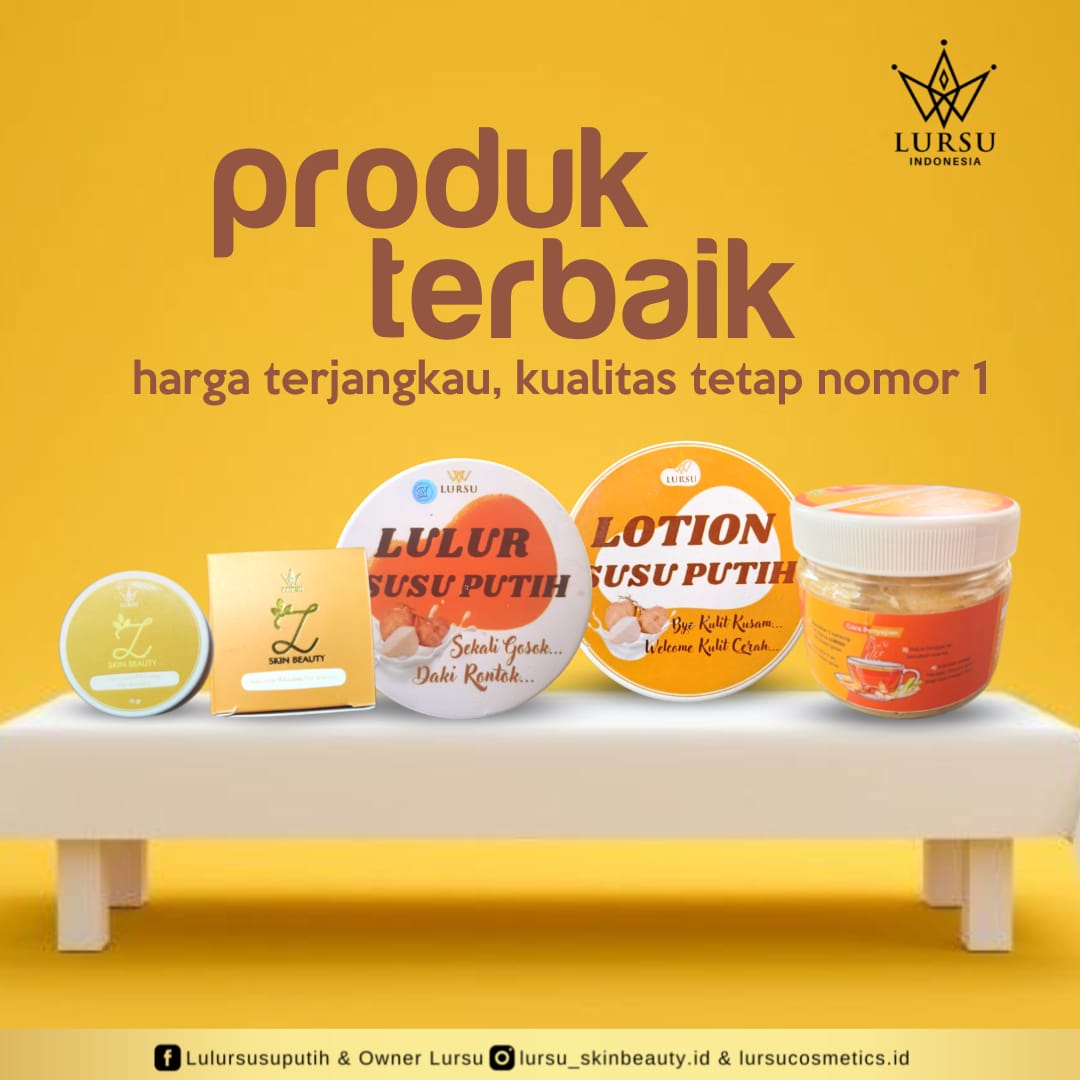 Satu lagi produk kosmetik kecantikan yang hadir di Kota Ternate. Namanya Lulur Susu (Lursu).