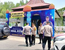 Polres Halbar Sambut Kunjungan Tim Was Ops Itwasda Polda Malut