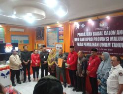 PDI Perjuangan Resmi Daftarkan Bacaleg ke KPU Maluku Utara