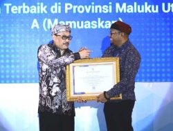 Sekda Ternate Wakili Wali Kota Terima Penghargaan Kearsipan Nasional