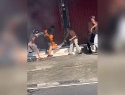 Diduga Kompor Meledak, Pedagang Pentolan di Ternate Terbakar
