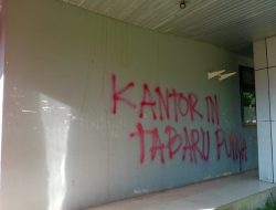 Kantor Dinas PUPR Halmahera Barat Jadi Sasaran Aksi Vandalisme OTK