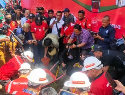 Gubernur Letakkan Batu Pertama Pembangunan Stadion Malut United Arena