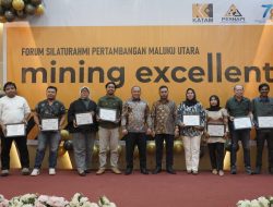 Forum Silaturahmi Pertambangan, KATAM Beri Award Kepada Pelaku Usaha dan Media Massa