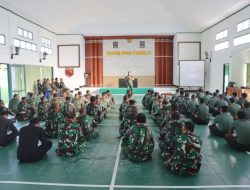 Dandim Tobelo Beri Sosialisasi Tugas Perbantuan TNI Untuk Pemilu