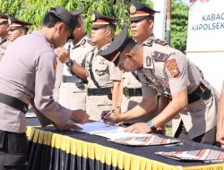 10 Pejabat Utama di Jajaran Polresta Tidore Berganti