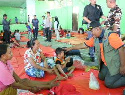 Dampak Erupsi: BNPB Salurkan Logistik dan Dana Siap Pakai di Halmahera Barat