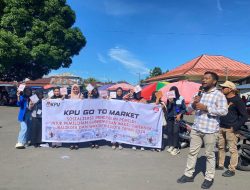 Sukseskan Pilkada di Tidore, Sosialisasi KPU Go To Market Gencar Dilakukan