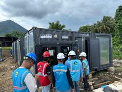 Optimalkan Sistem Kelistrikan di Halmahera Barat, PLN UIW MMU Datangkan 6 Unit Mesin Berkapasitas 5.000 KW