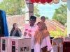 Ini Pesan Cagub Husain Setelah Mencoblos di TPS 06 Kelurahan Tabona