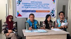 PLN UP3 Tobelo Gelar Sosialisasi Dampak Diskon 50 Persen Listrik terhadap PBJT-TL kepada BPKAD Halmahera Utara