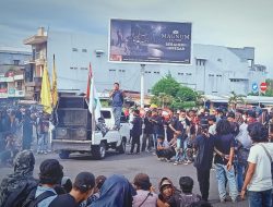 UU Ciptaker Disahkan, Ratusan Mahasiswa Ternate Gelar Demonstrasi