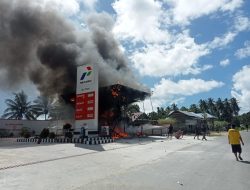 SPBU di Halmahera Tengah Terbakar, 2 Orang Jadi Korban