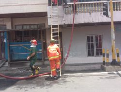 Diduga AC Korsleting, 1 Kamar Hotel President Tobelo Terbakar