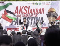 Wawali Tidore Pimpin Aksi Akbar untuk Palestina