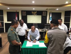 Pemda Halmahera Utara Teken NPHD Bersama TNI-Polri