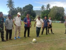 Ketua Asprov PSSI Maluku Utara Buka Turnamen Soeratin Putaran Cup di Galela